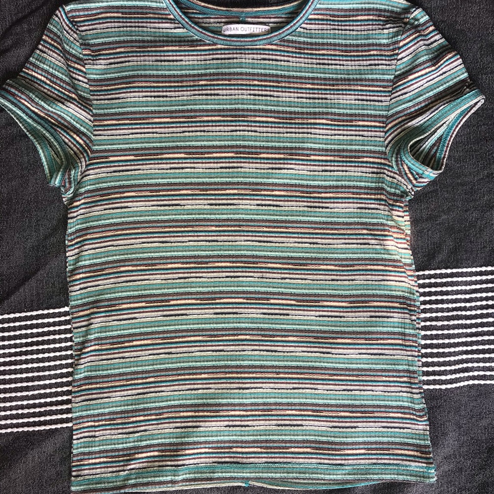 Striped urban outfitter crop